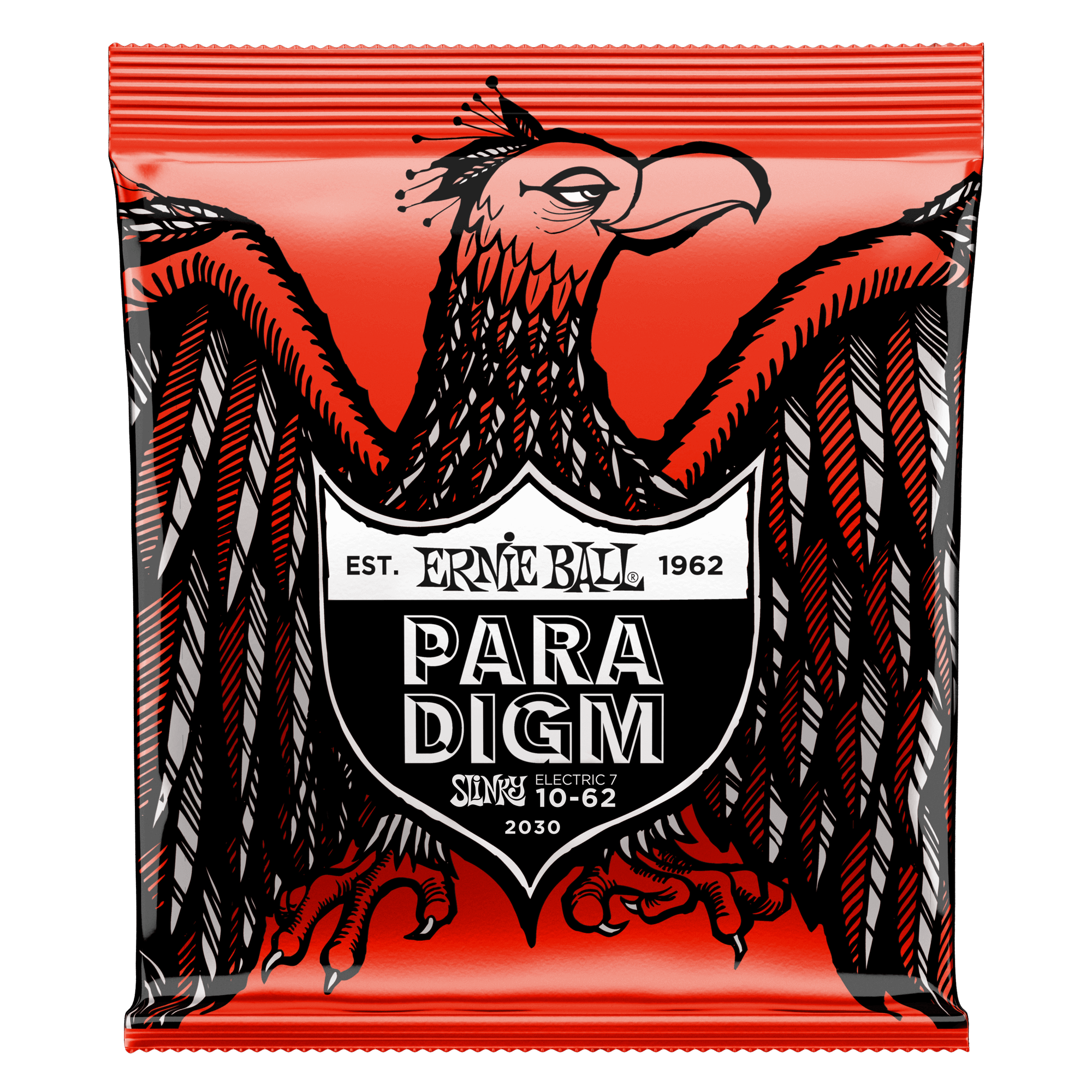 Ernie Ball 2030 STHB Slinky Paradigm 7-String Electric Guitar Strings 10-62