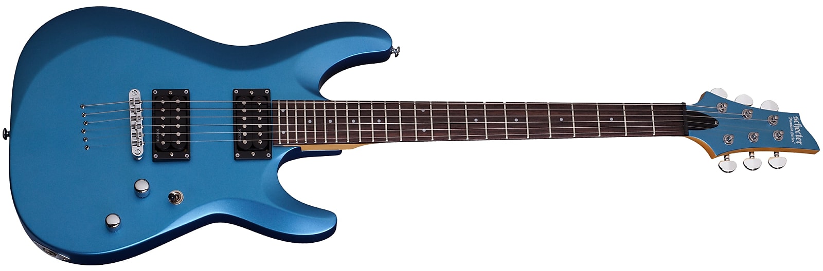 Schecter C-6 Deluxe - Satin Metallic Light Blue