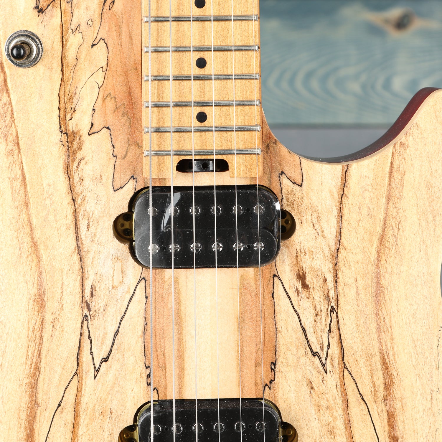 EVH Wolfgang WG Standard Exotic Spalted Maple, Baked Maple Fingerboard, Natural