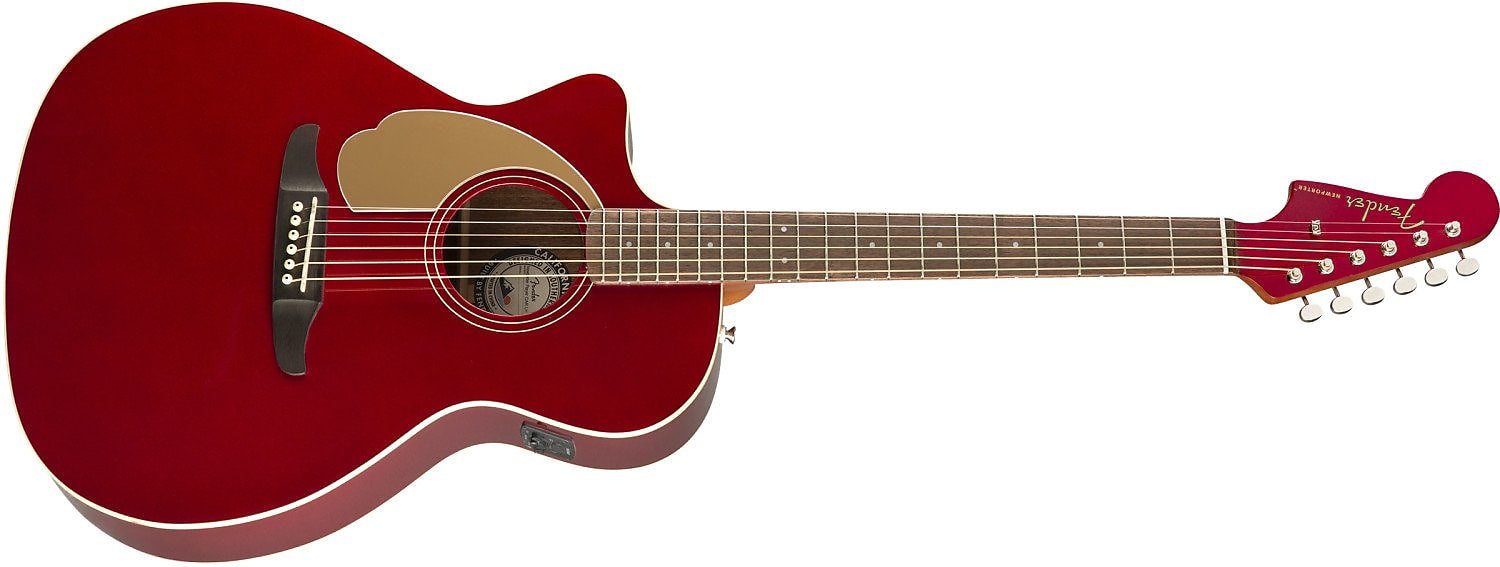 Fender Newporter Player LH, Walnut Fingerboard, Candy Apple Red