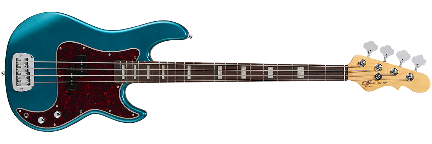 G&L Tribute Series LB-100 Bass Guitar - Emerald Blue