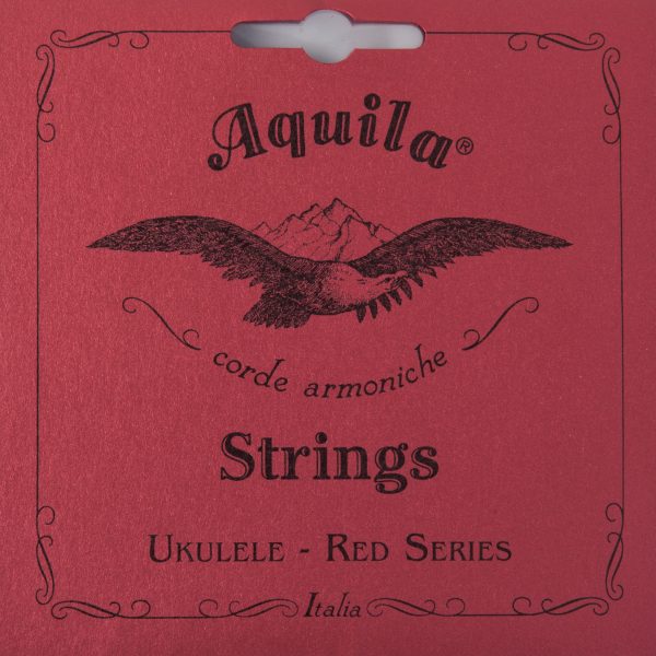 Aquila Red Baritone Ukulele Set 89U DGBE