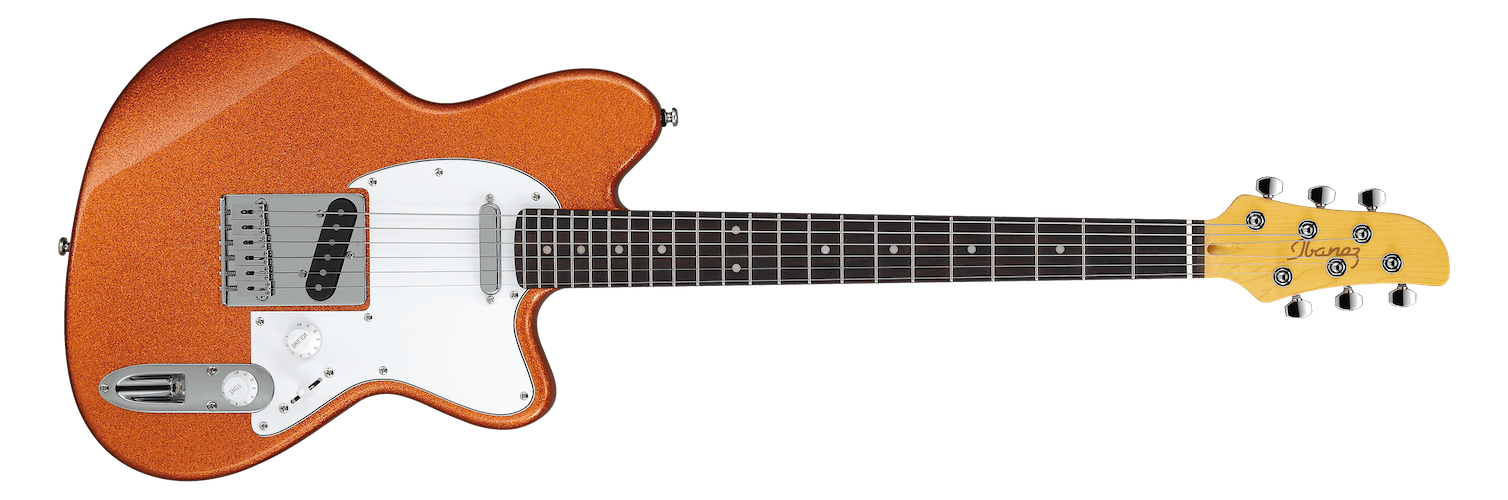 Ibanez YY20 Yvette Young Signature Electric Guitar - Orange Cream Sparkle