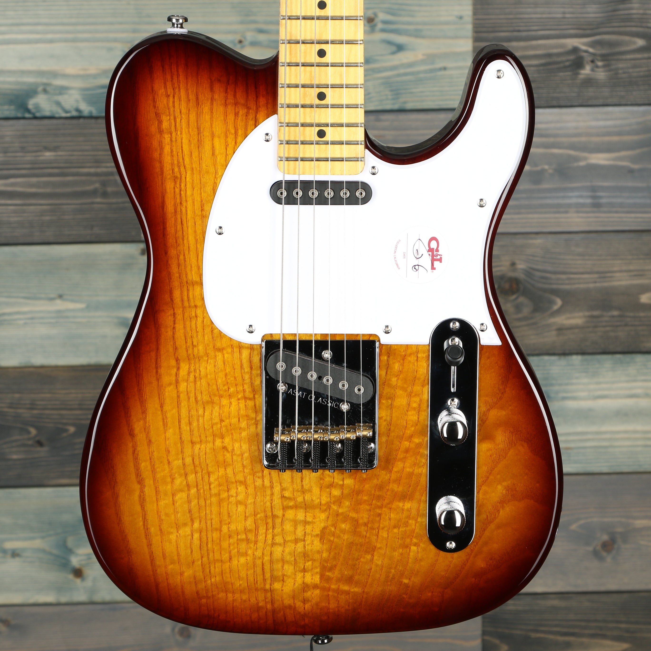 G&L Tribute Series ASAT Classic Electric Guitar - Tobacco Sunburst