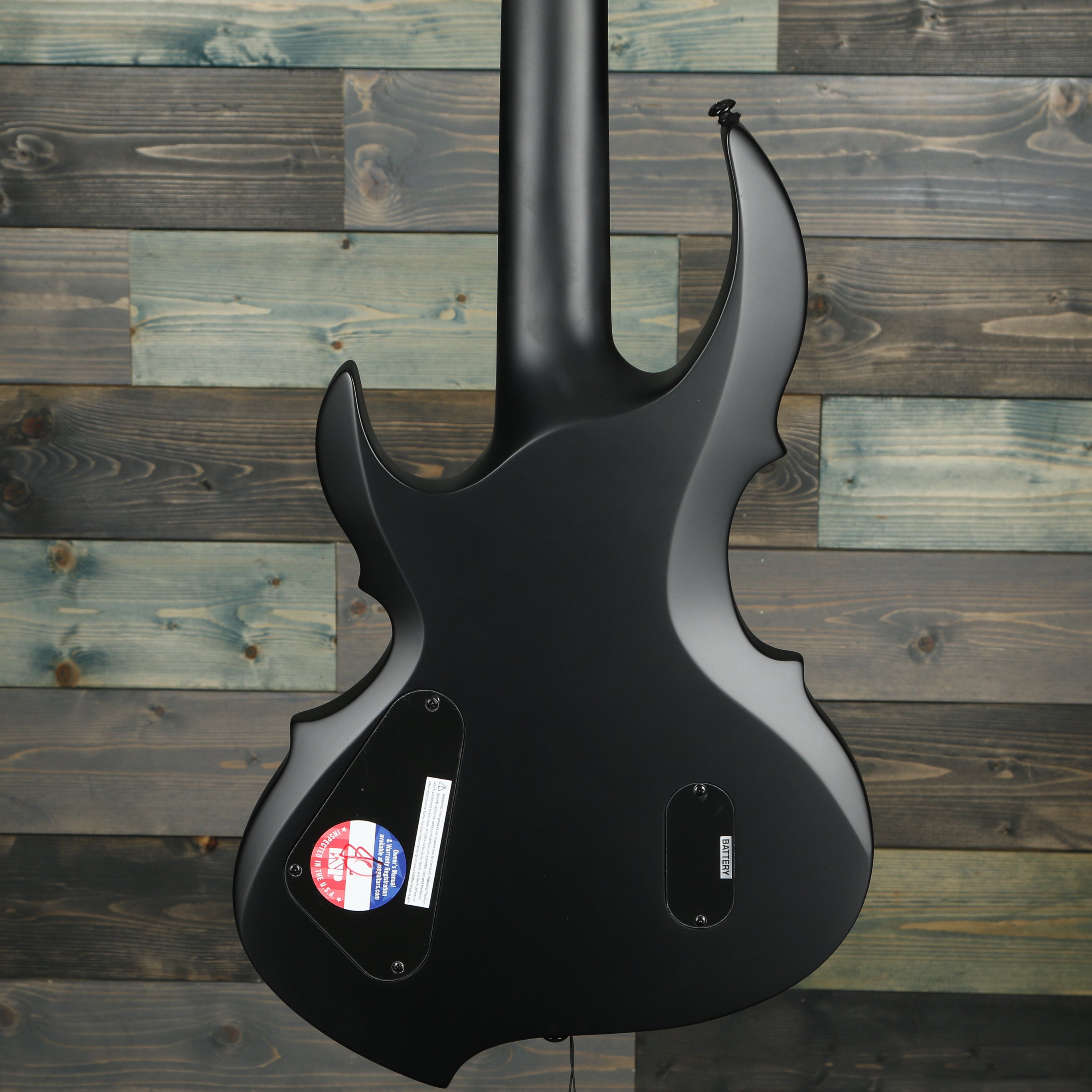 ESP LTD TA-604 FRX Tom Araya Electric Guitar - Black Satin