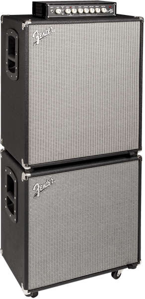 Fender Rumble 410 Cabinet (V3), Black/Silver