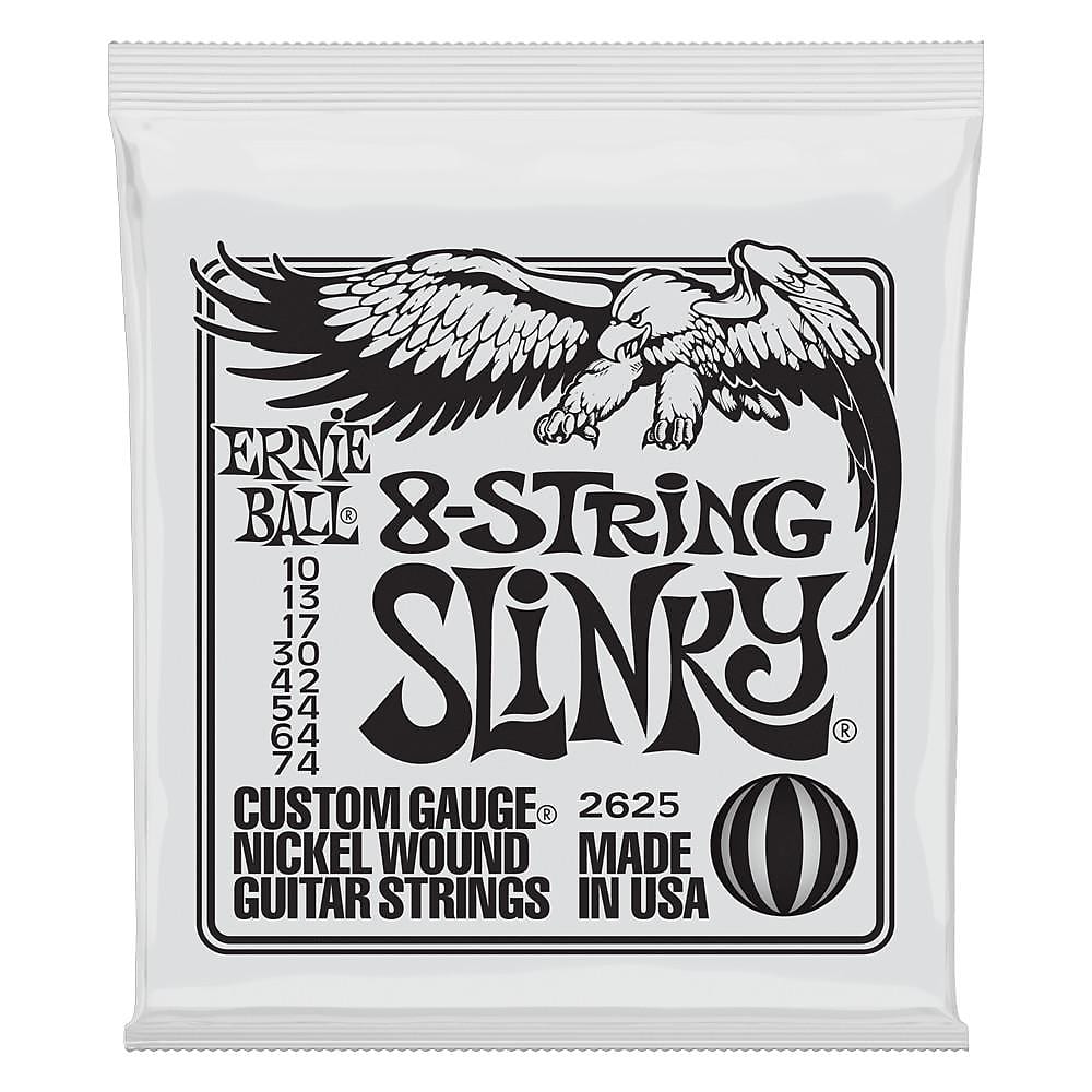 Ernie Ball 2625 Slinky 8-String Nickel Wound Electric Guitar Strings