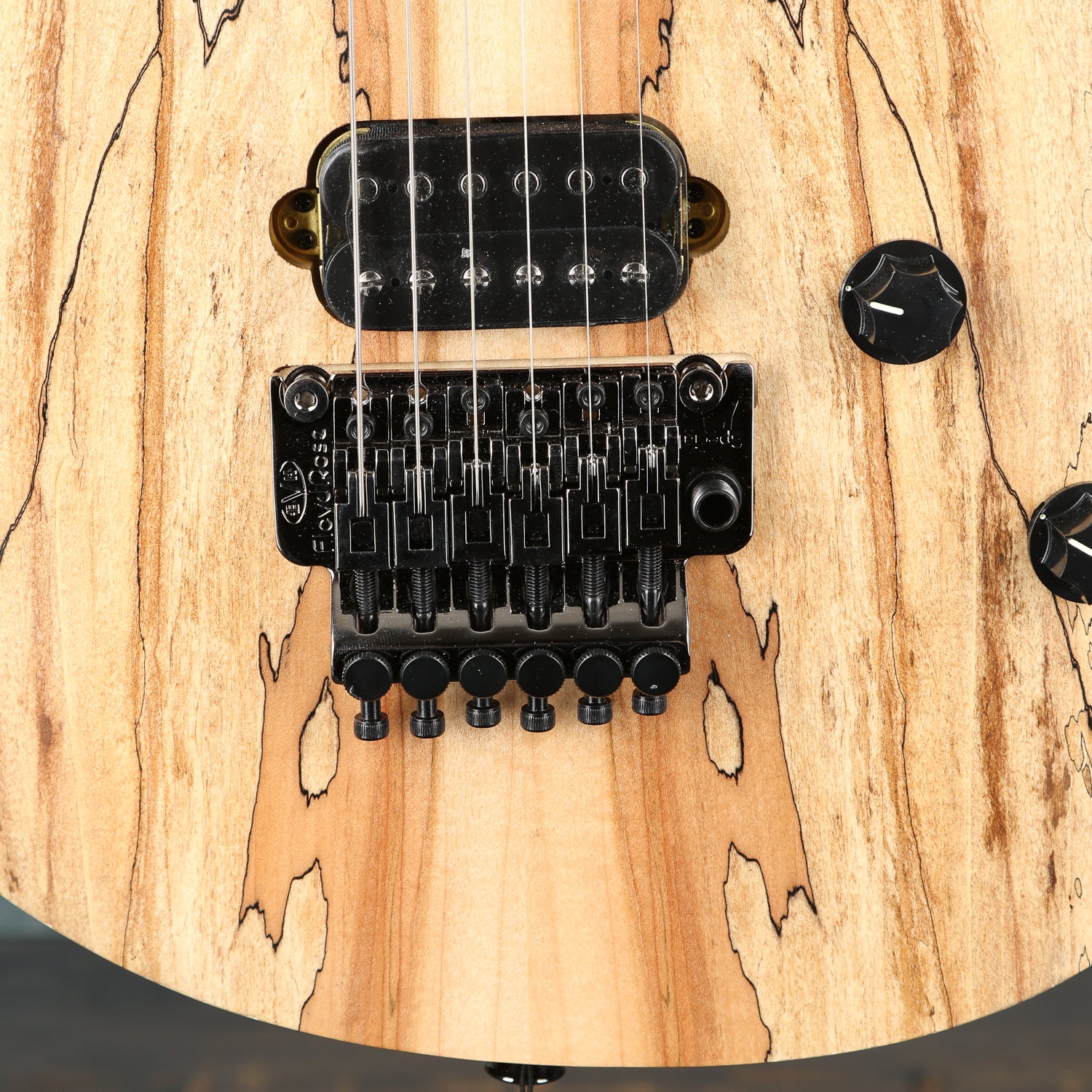 EVH Wolfgang WG Standard Exotic Spalted Maple, Baked Maple Fingerboard, Natural