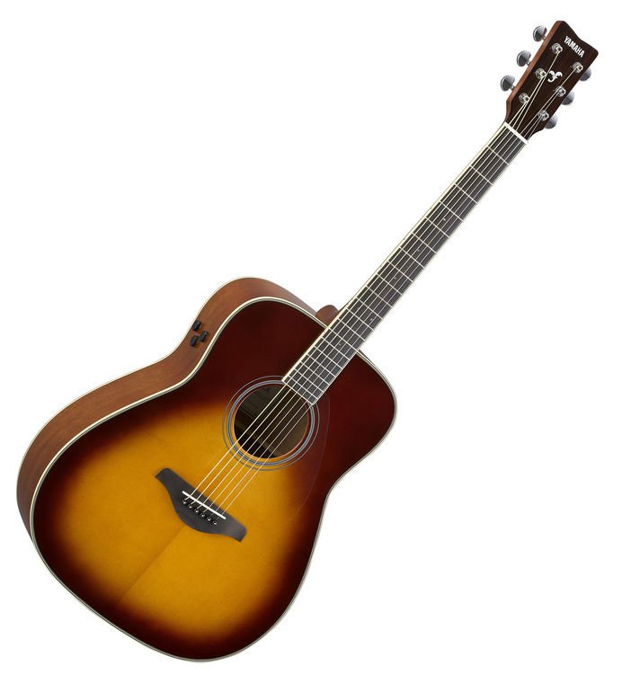 Yamaha FG Brown Sunburst TransAcoustic Dreadnought Guitar