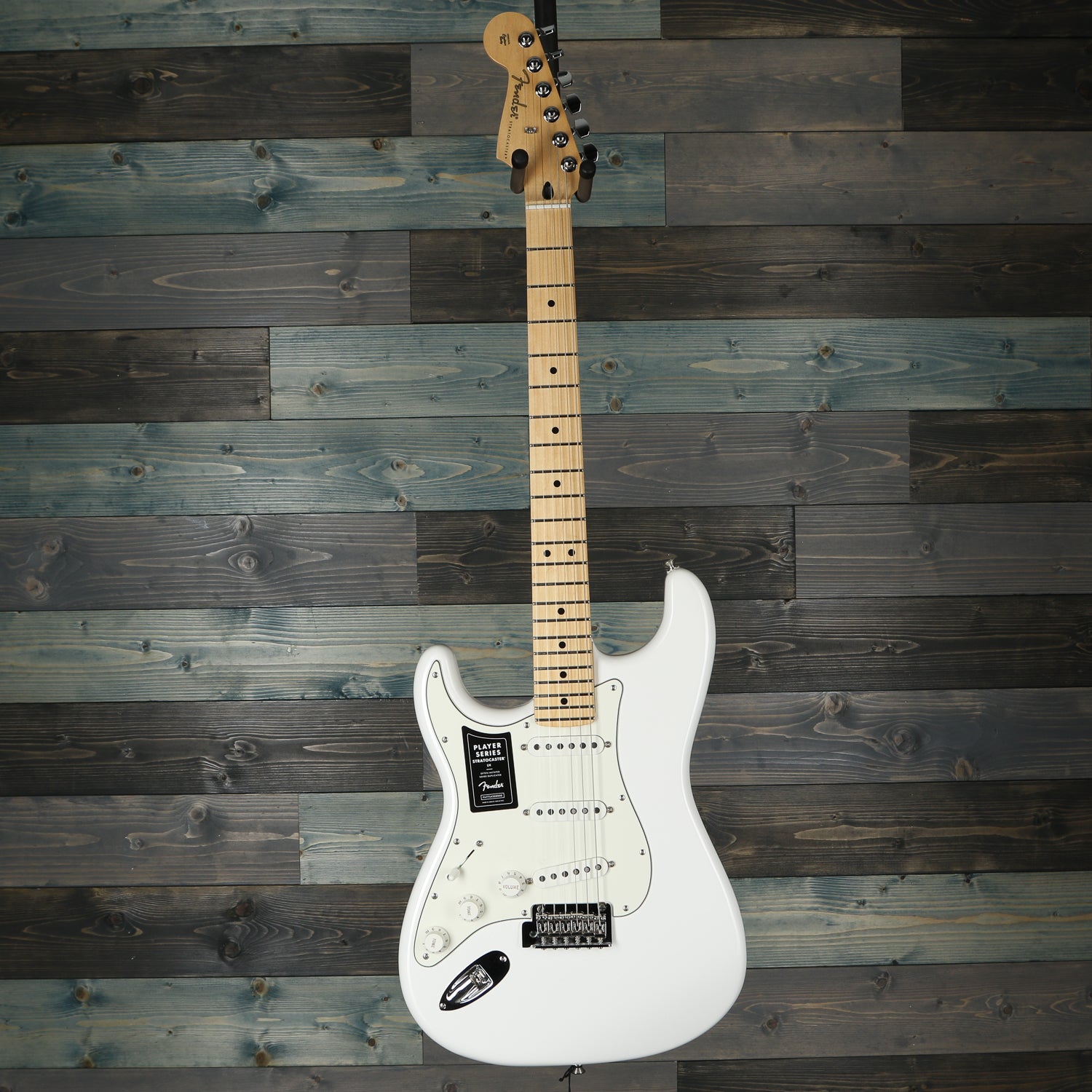 Fender Player Stratocaster Lefty Maple Fingerboard Polar White