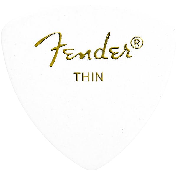 Fender 346 Shape, White, Thin (12)