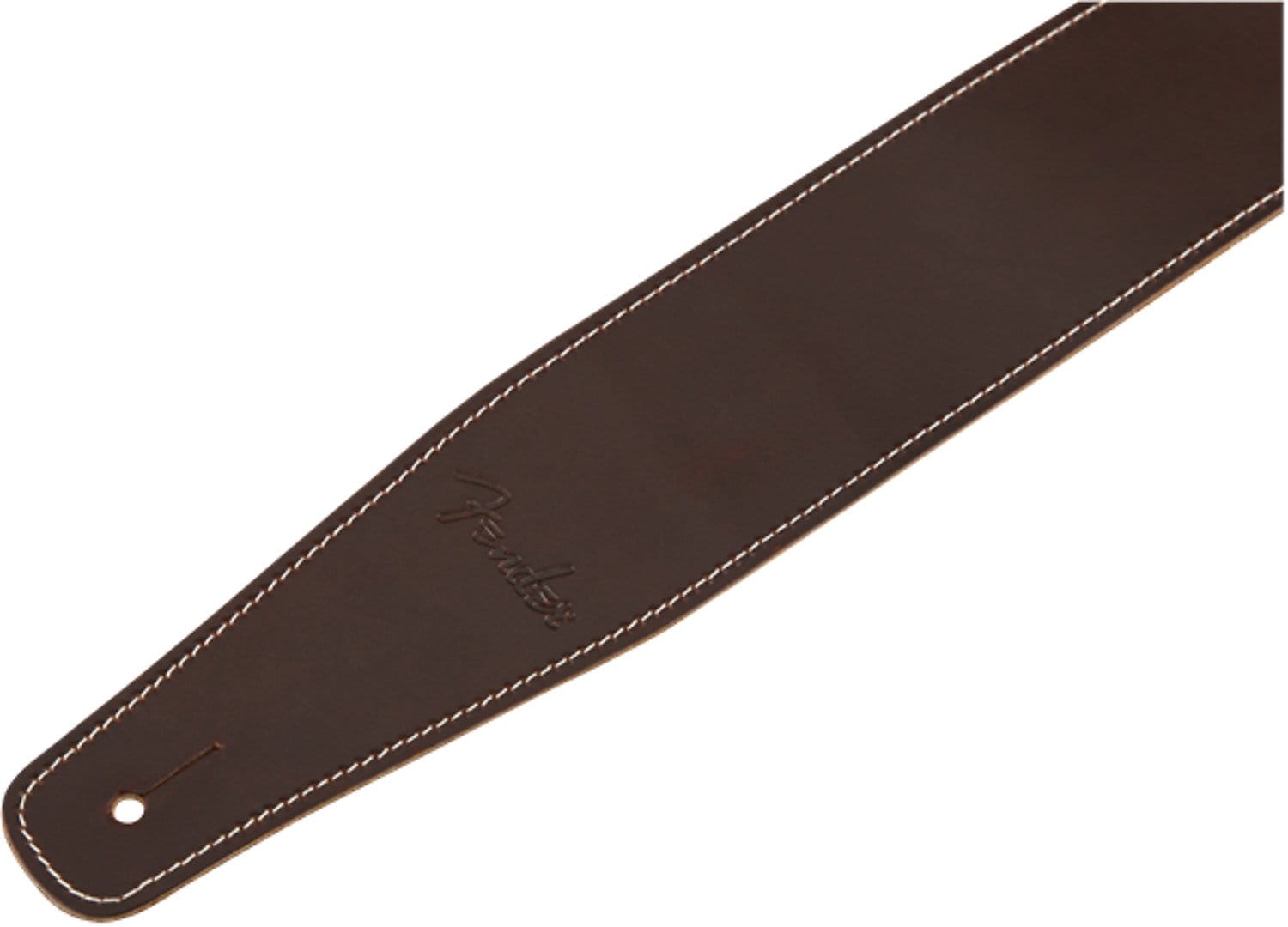 Fender Broken-In Leather Strap, Brown 2.5''