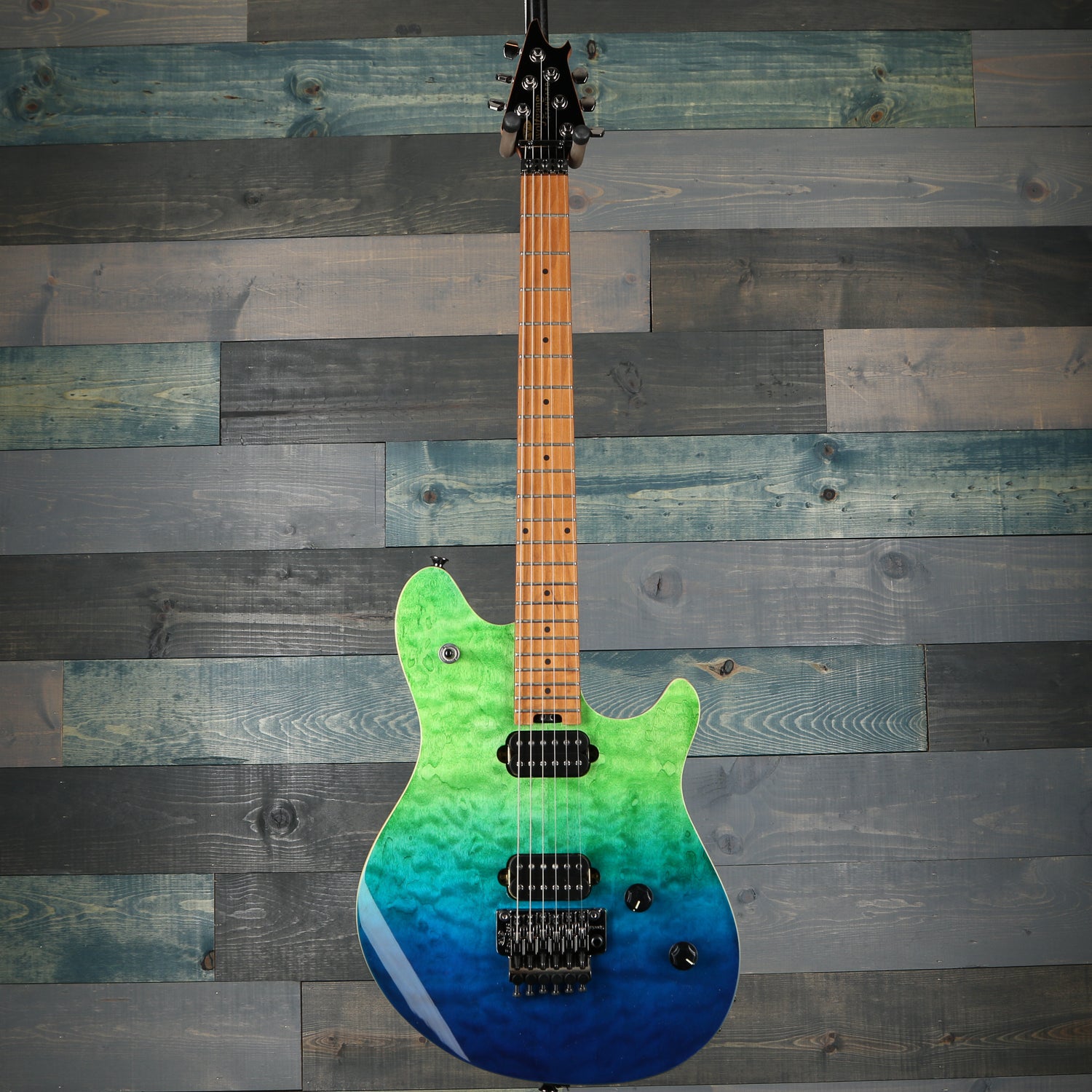 EVH Wolfgang WG Standard QM, Baked Maple Fingerboard, Tahiti Night