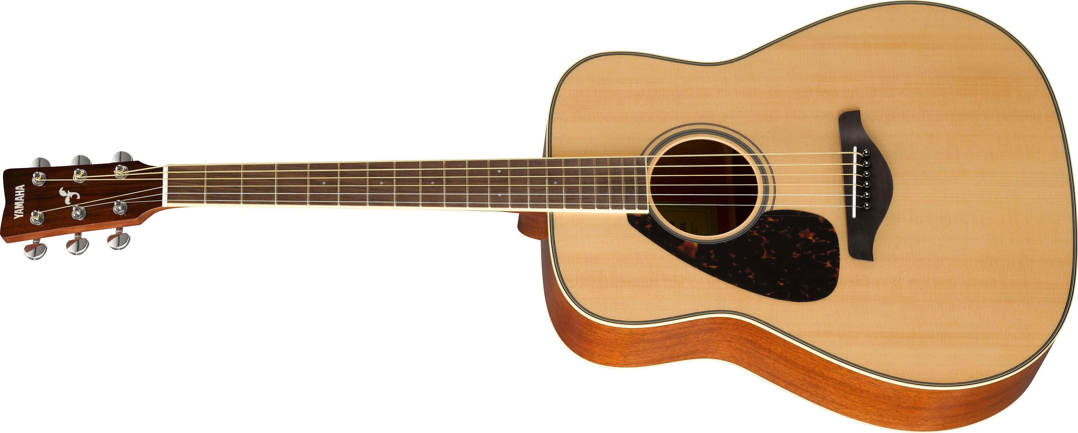 Yamaha FG820 Lefty Natural Dreadnought Acoustic Guitar