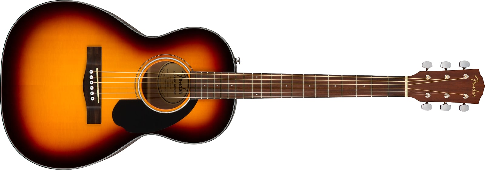 Fender CP-60S Parlor, Walnut Fingerboard, Sunburst