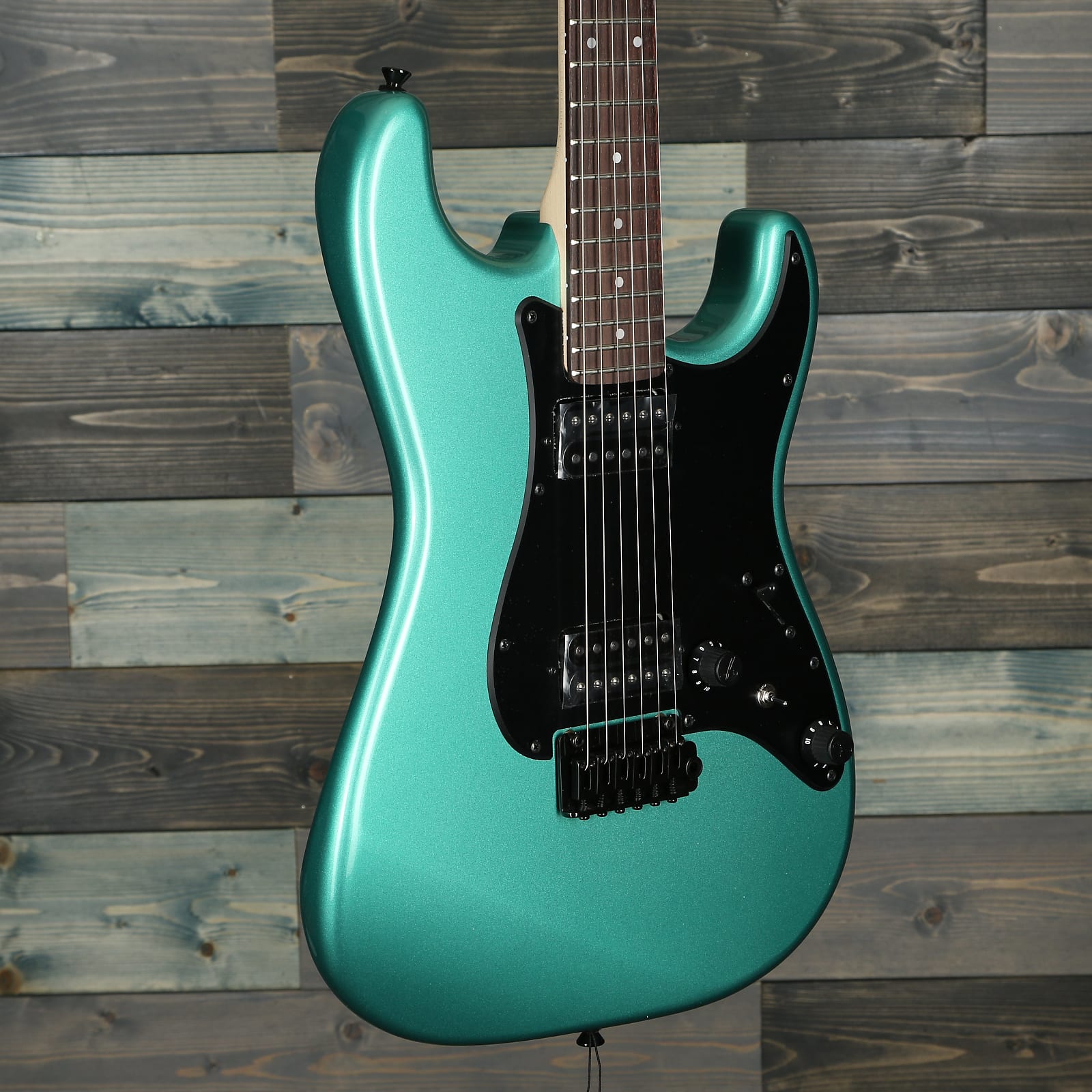 Fender Boxer Series Stratocaster HH, Rosewood FB, Sherwood Green Metallic