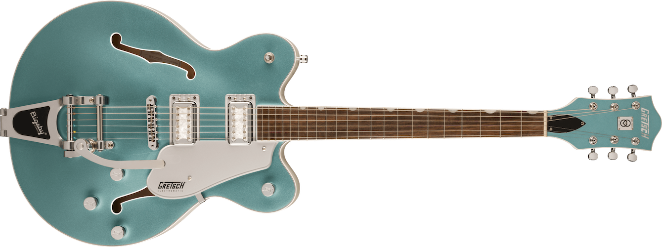Gretsch G5622T 140th Double Platinum Center Block, Two-Tone Stone/Pearl Platinum