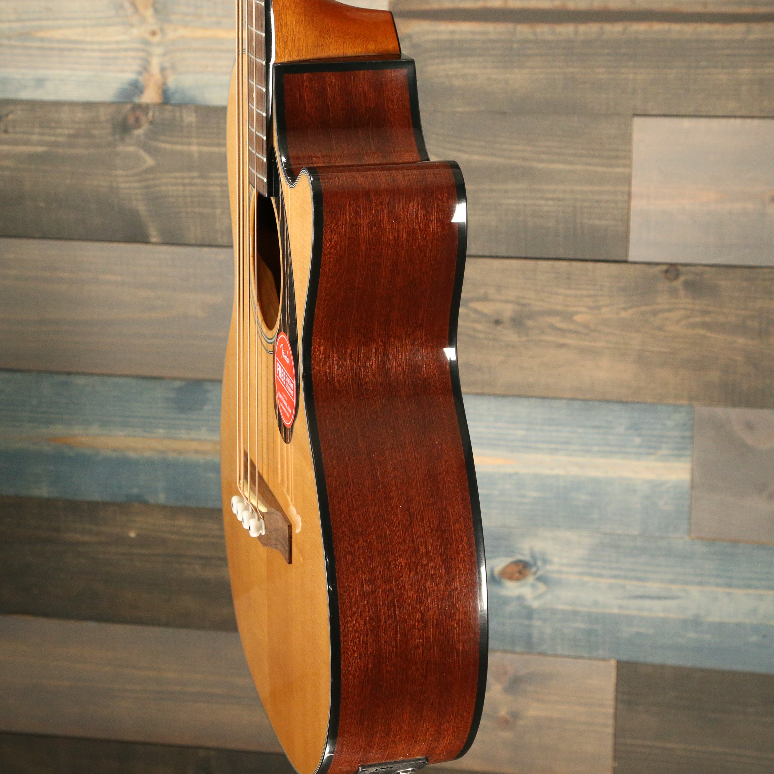 Fender CB-60SCE Bass, Laurel Fingerboard, Natural