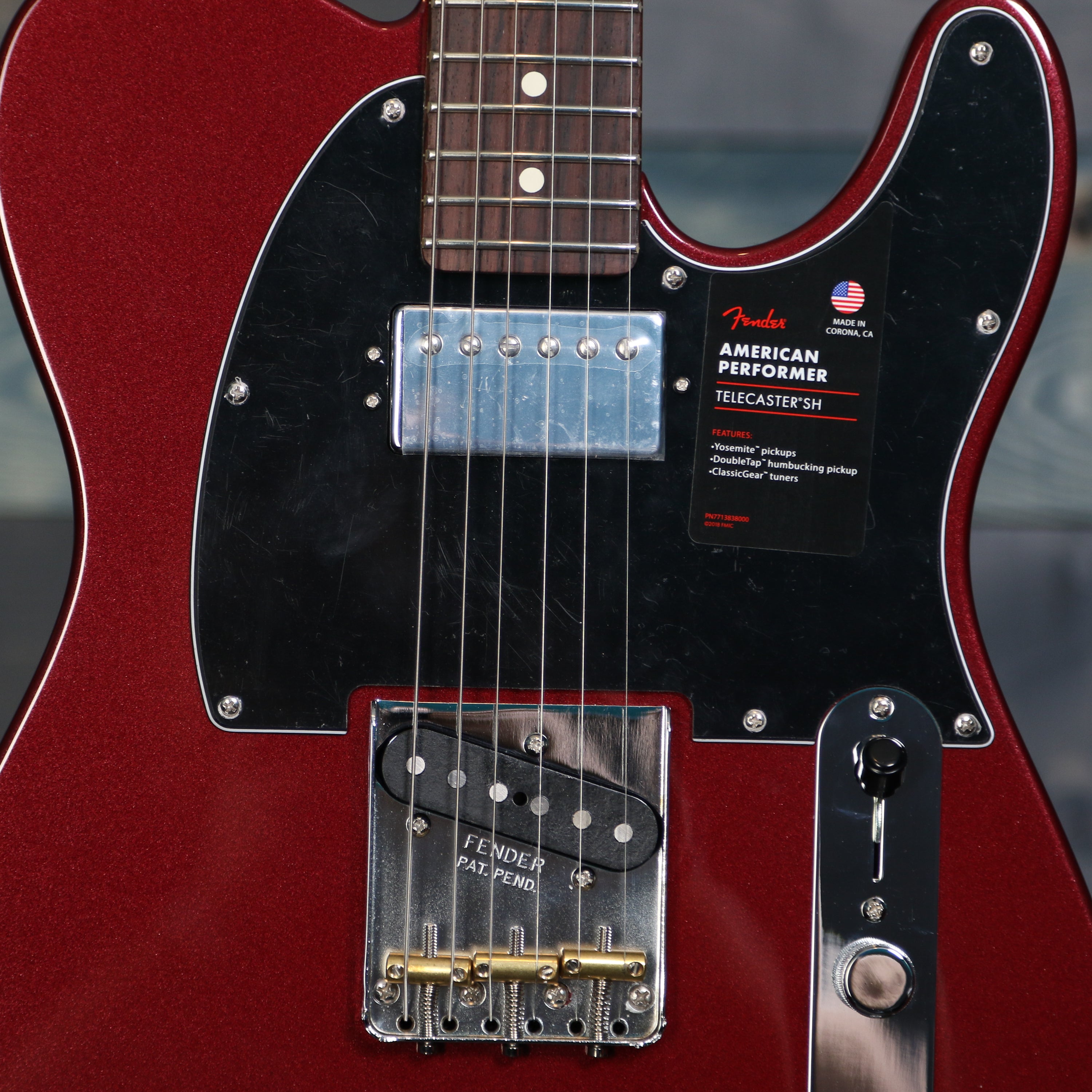 Fender American Performer Telecaster w/Humbucking Rosewood Fingerboard Aubergine