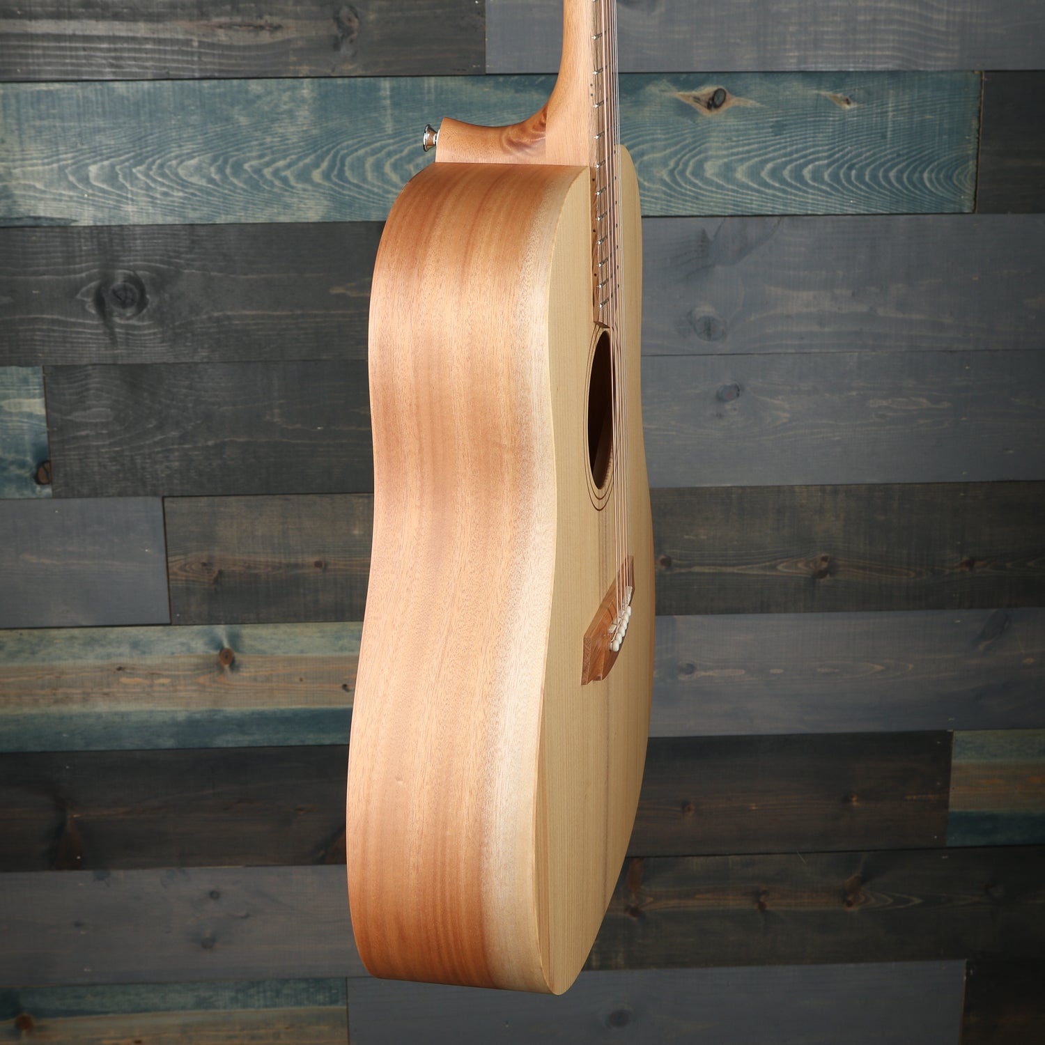 Cole Clark Fat Lady 1 Series FL1-BM Guitar, No Pickup - Bunya/Queensland Maple