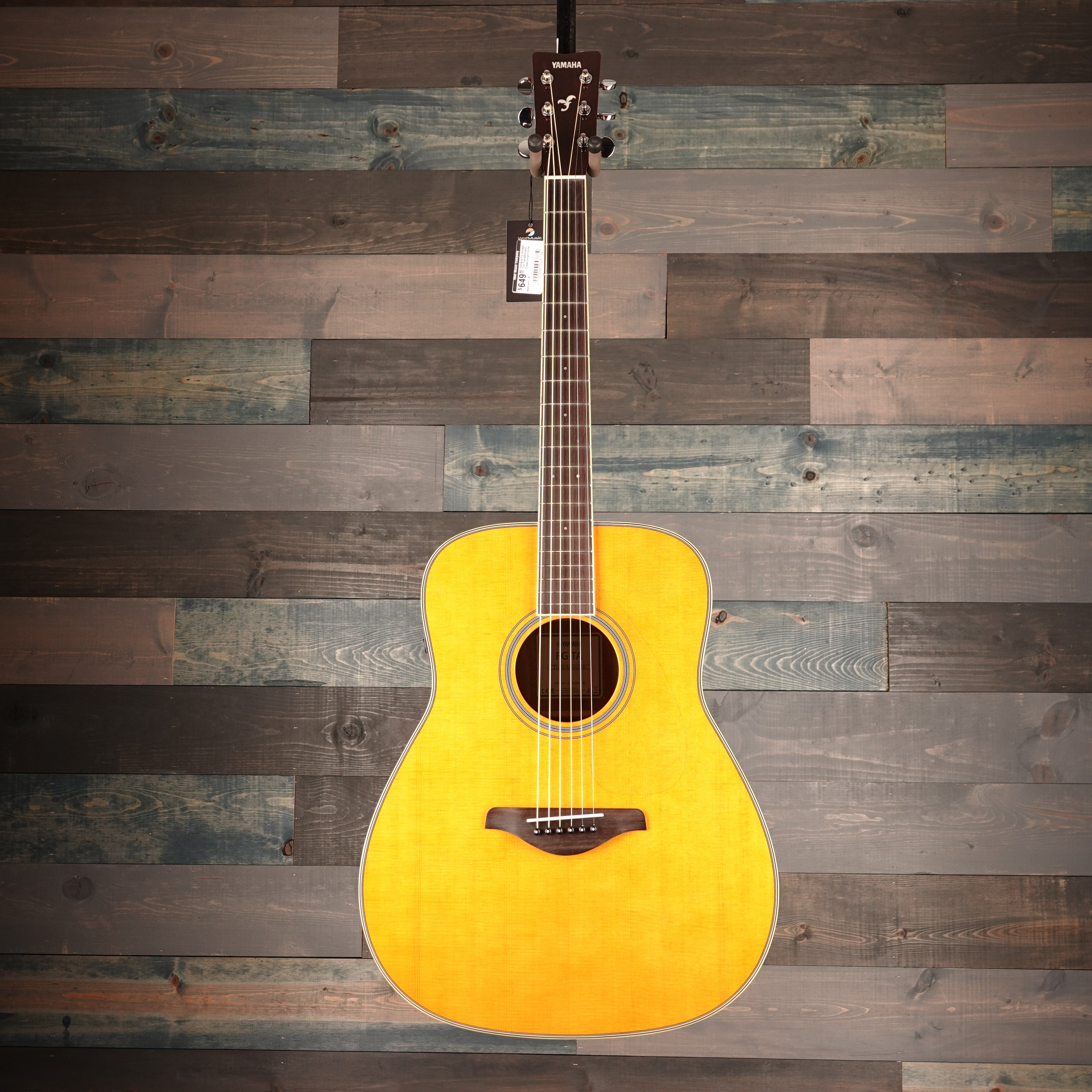 Yamaha FG Vintage Tint TransAcoustic Dreadnought Guitar