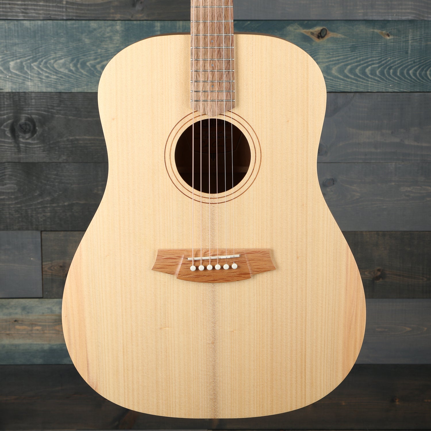 Cole Clark Fat Lady 1 Series FL1-BM Guitar, No Pickup - Bunya/Queensland Maple