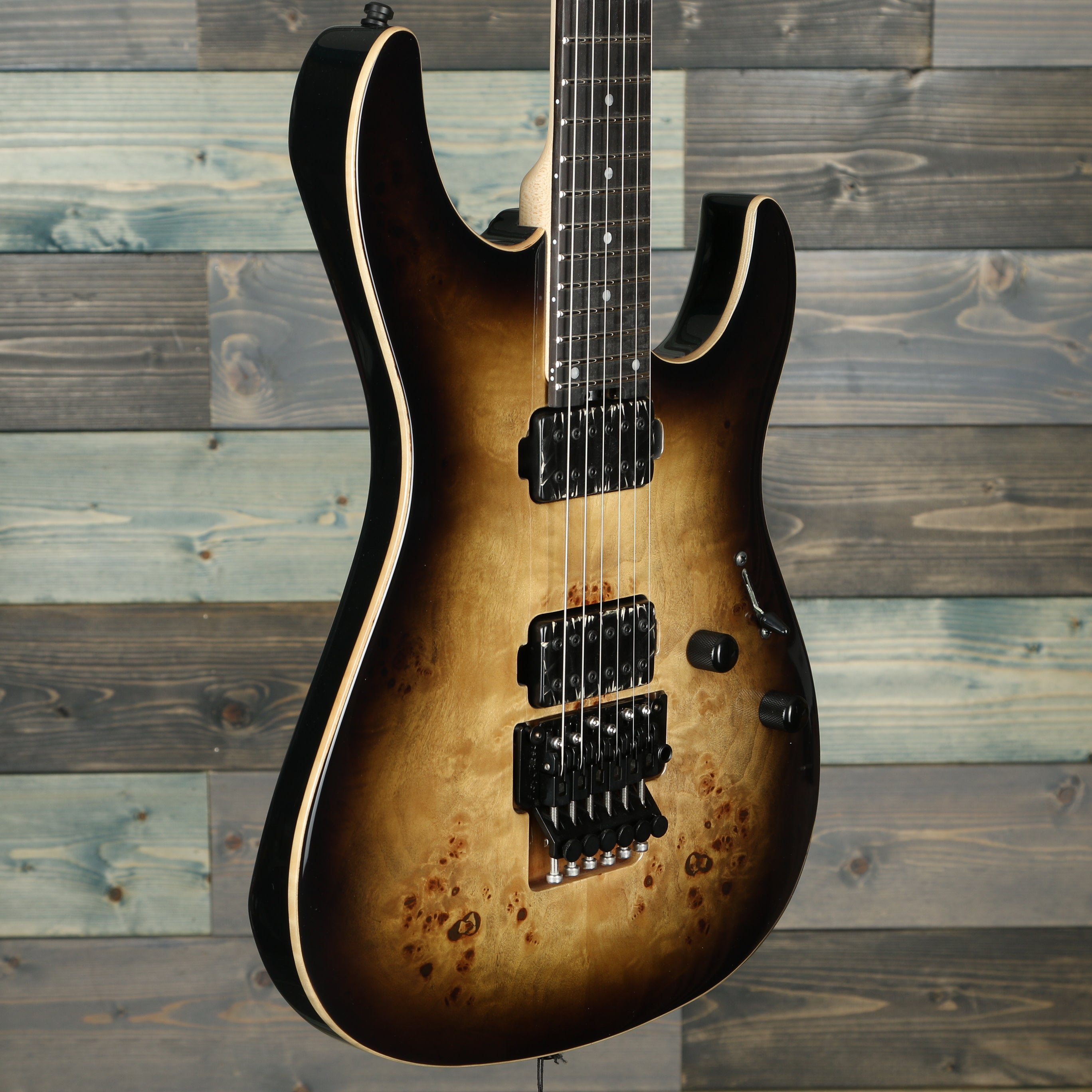 ESP E-II SN-II Electric Guitar - Nebula Black Burst