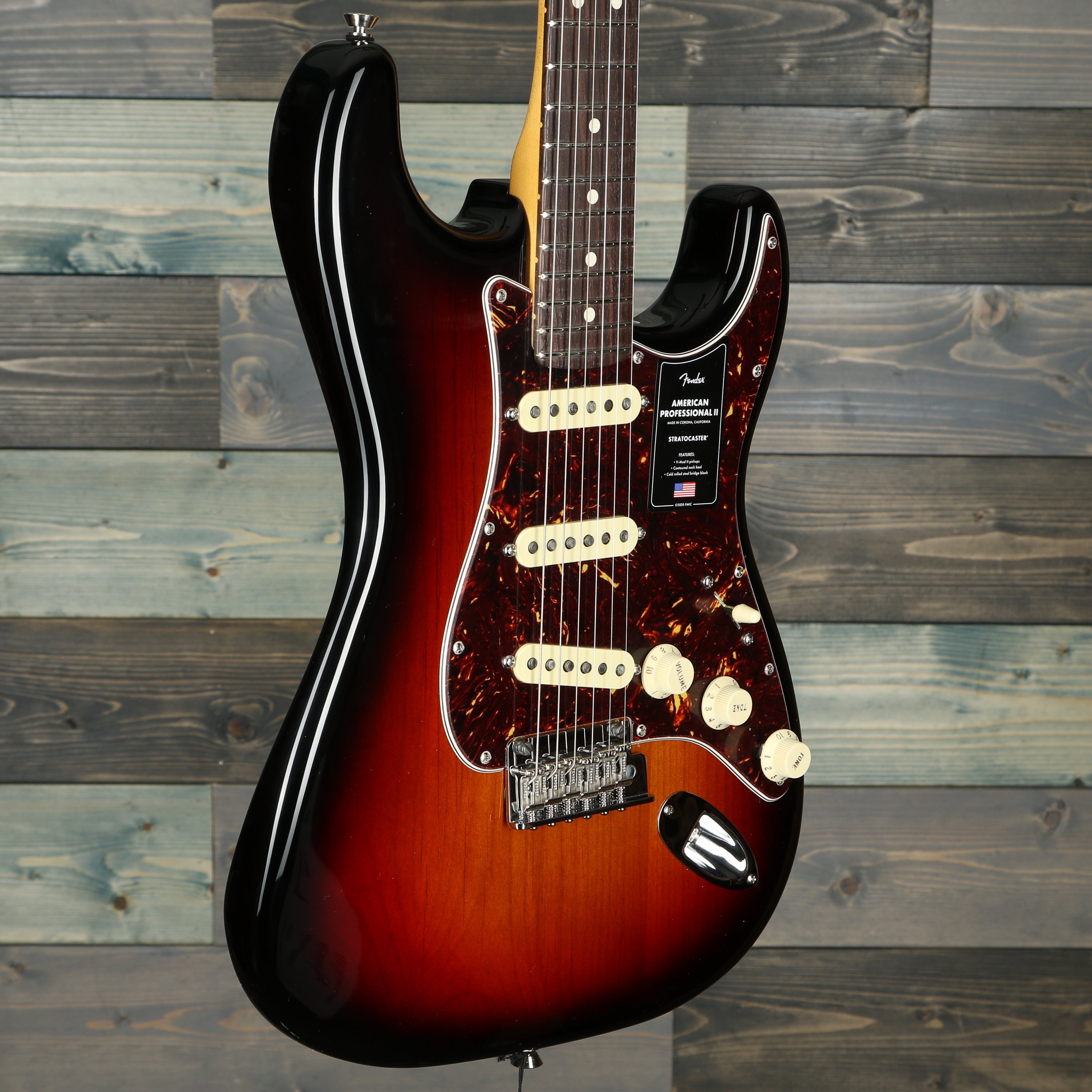 Fender American Professional II Stratocaster, Rosewood FB, 3-Color Sunburst