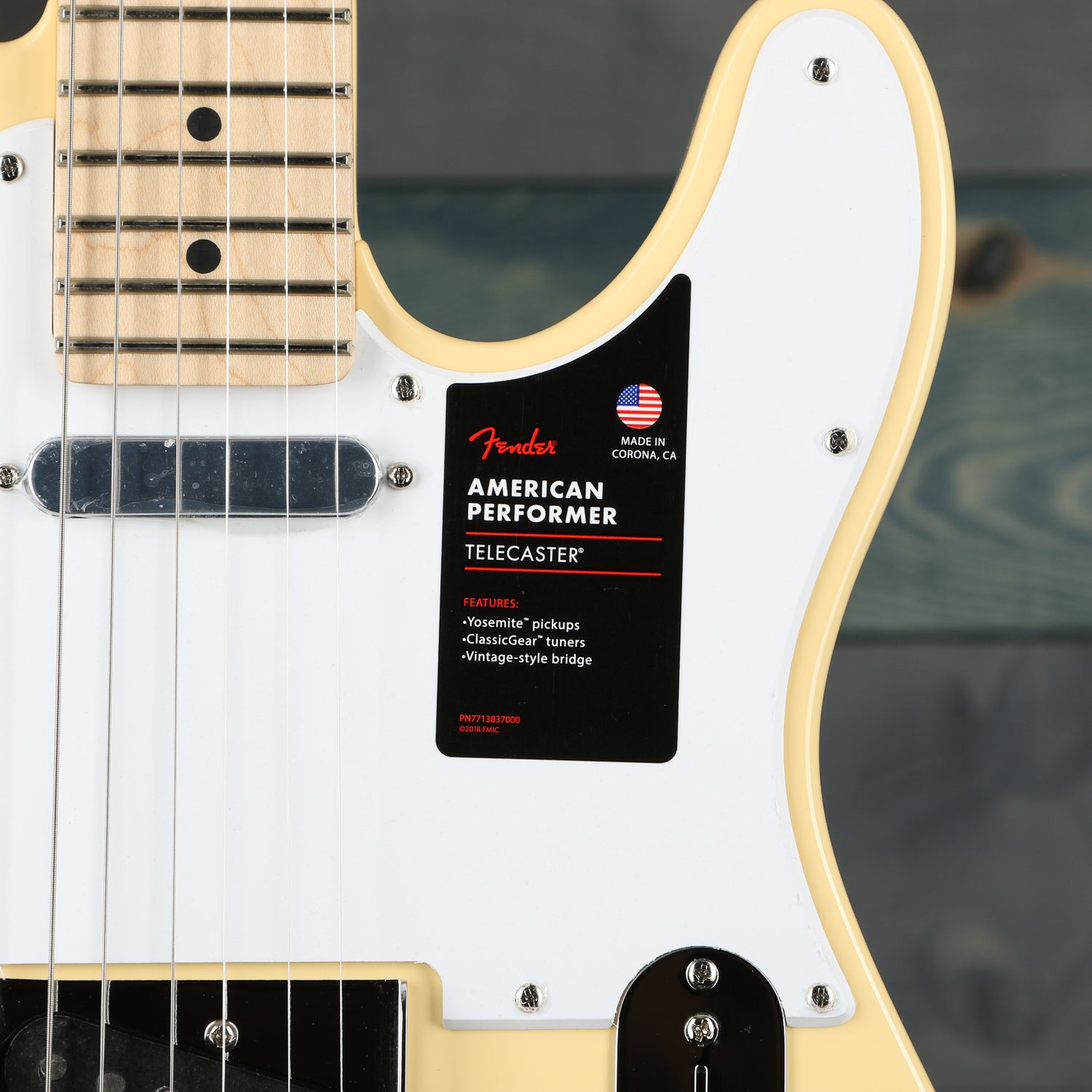 Fender American Performer Telecaster Maple Fingerboard, Vintage White