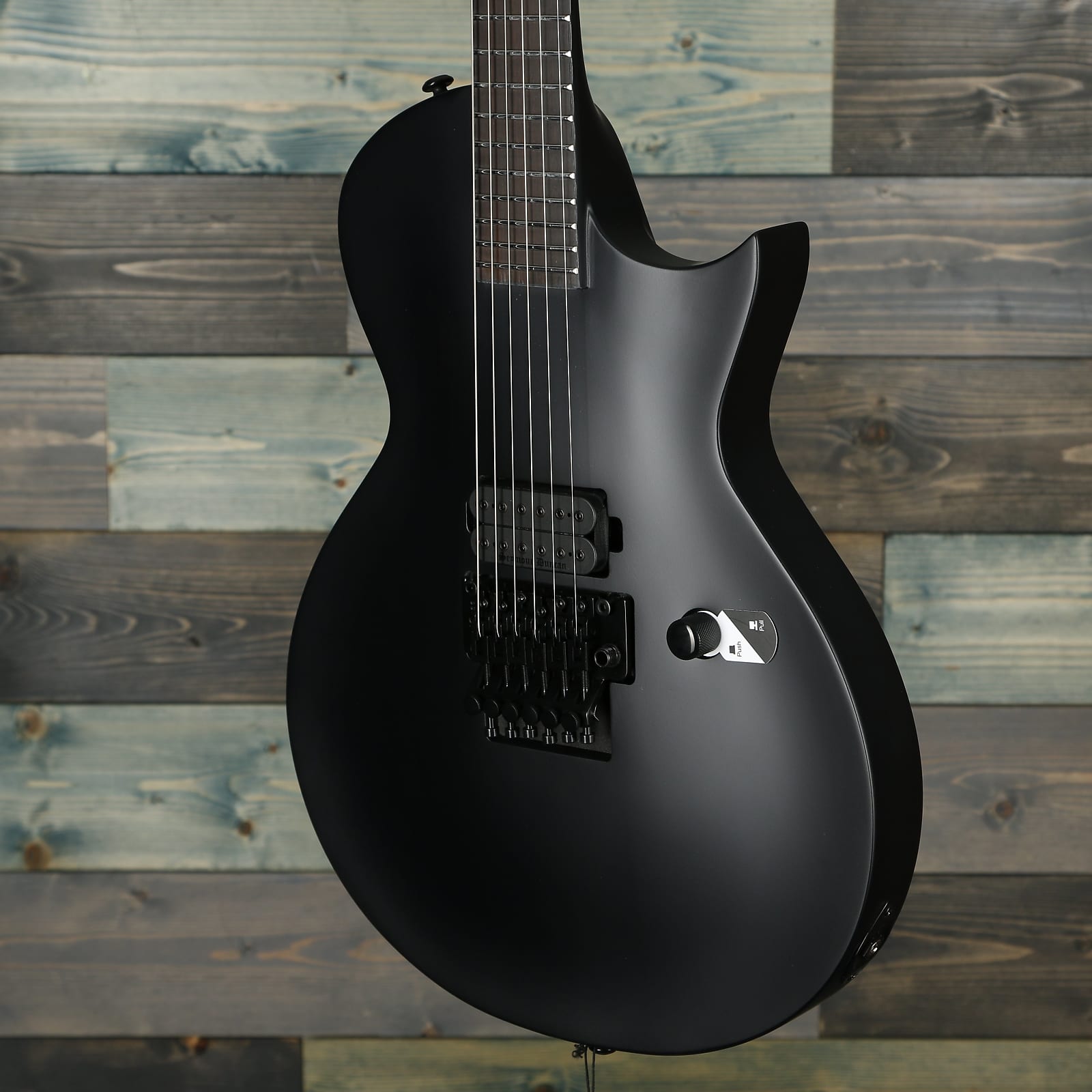 ESP LTD EC-FR Black Metal Series - Black Satin