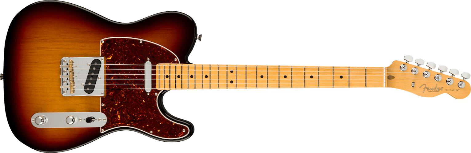Fender American Professional II Telecaster, Maple Fingerboard, 3-Color Sunburst