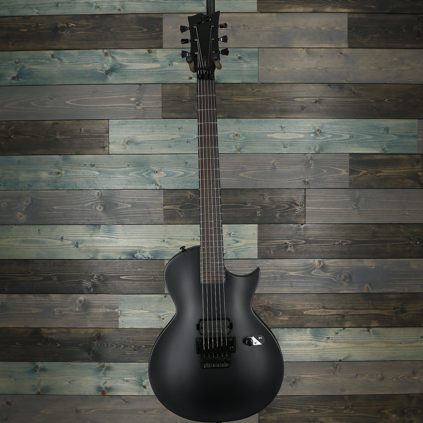 ESP LTD EC-FR Black Metal Series - Black Satin