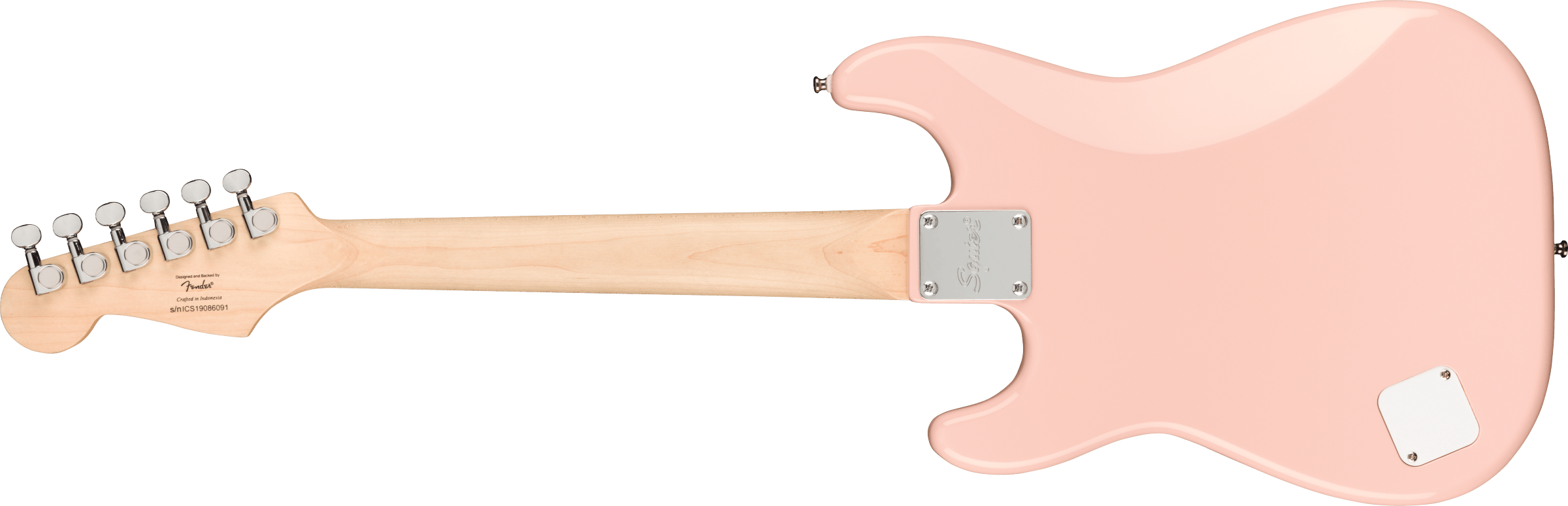 Fender Squier Mini Stratocaster, Laurel Fingerboard, Shell Pink