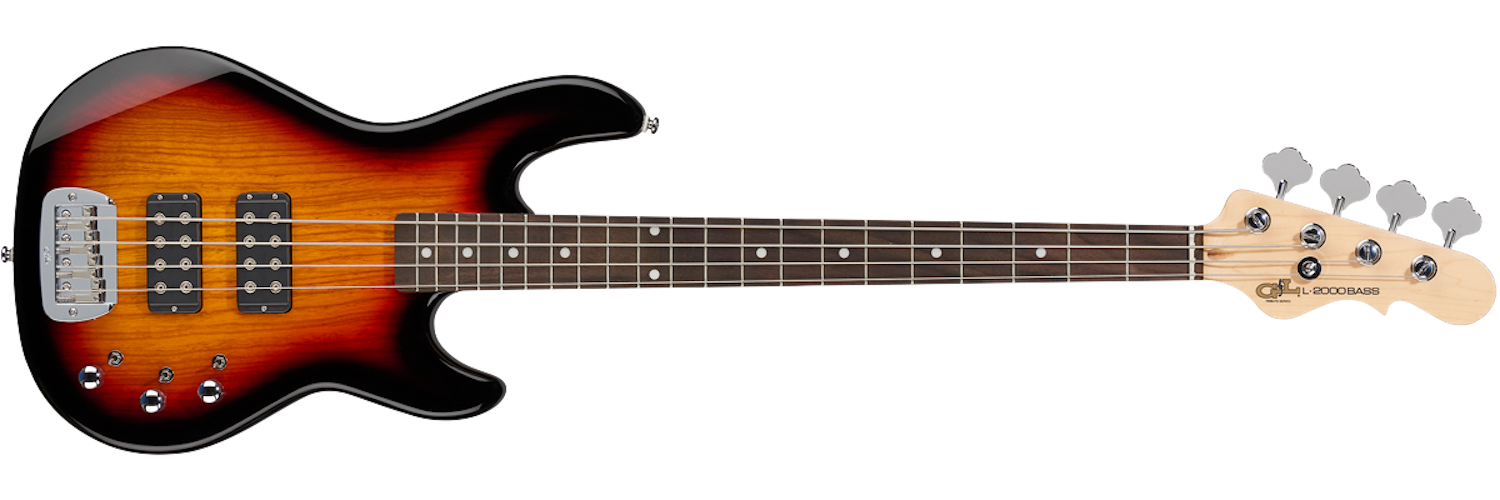 G&L Tribute L2000 Bass Guitar - 3-Tone Sunburst