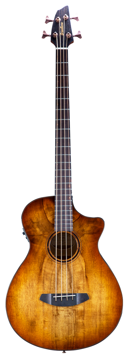 Breedlove Pursuit Exotic S Concerto Amber Bass CE Myrtlewood-Myrtlewood