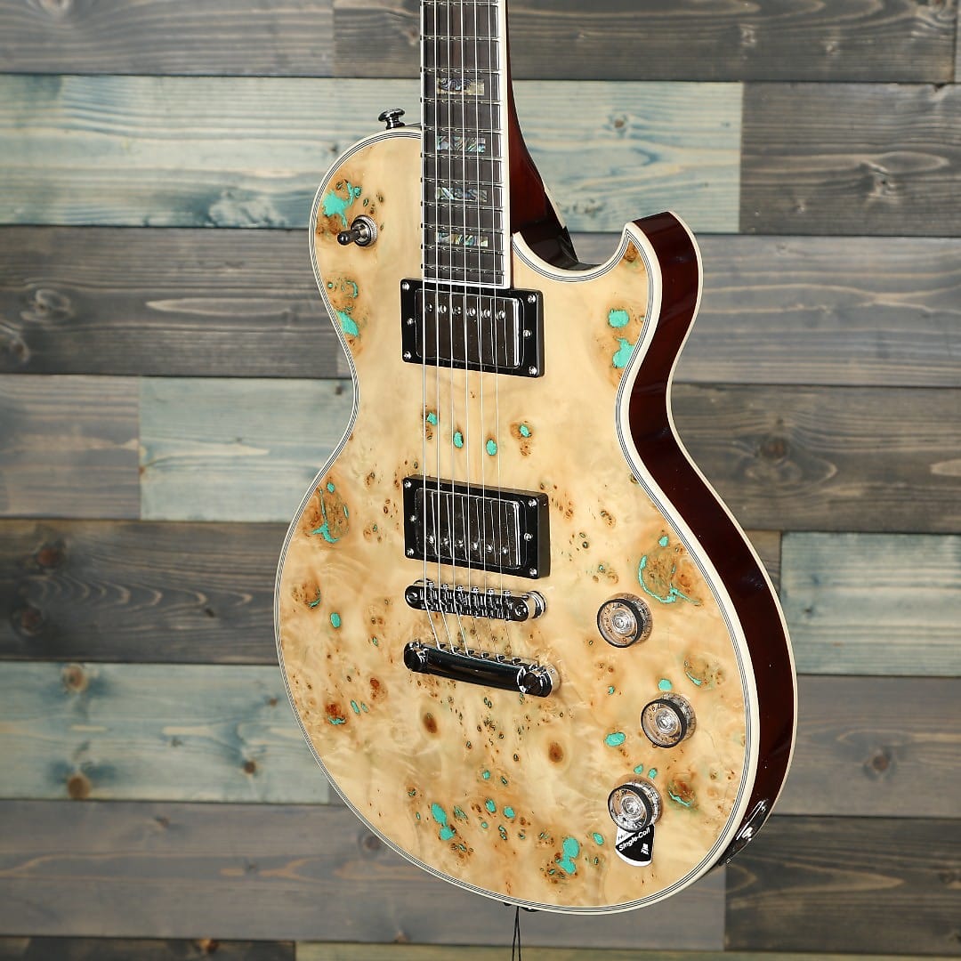 Schecter 660 Solo-II Custom - Burl Gloss Natural