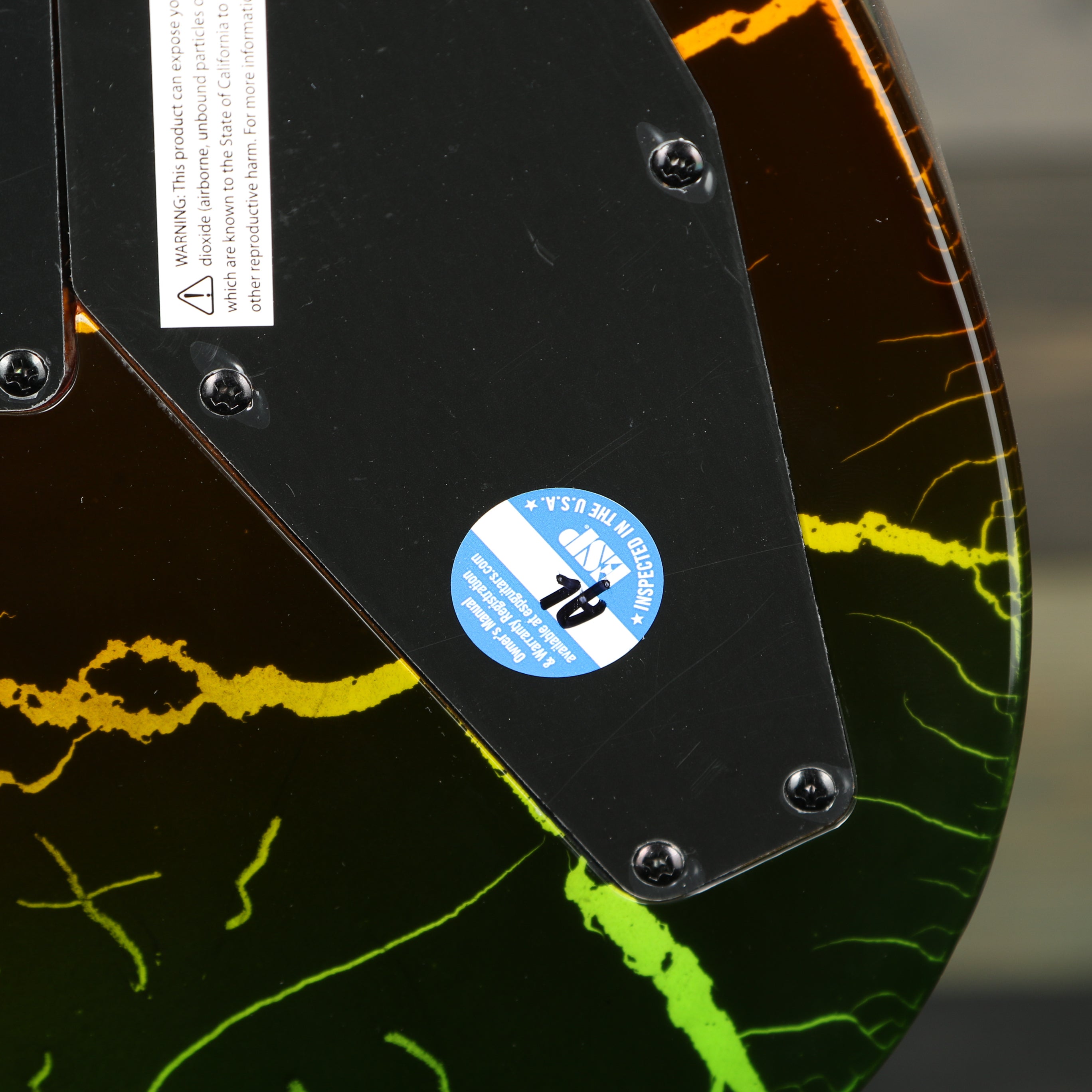 ESP LTD Eclipse '87 Electric Guitar Lefty - Rainbow Crackle