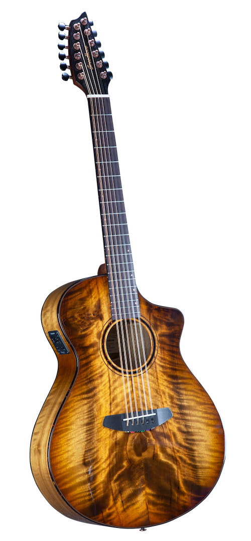 Breedlove Pursuit Exotic S Concert Amber 12-String CE Myrtlewood-Myrtlewood