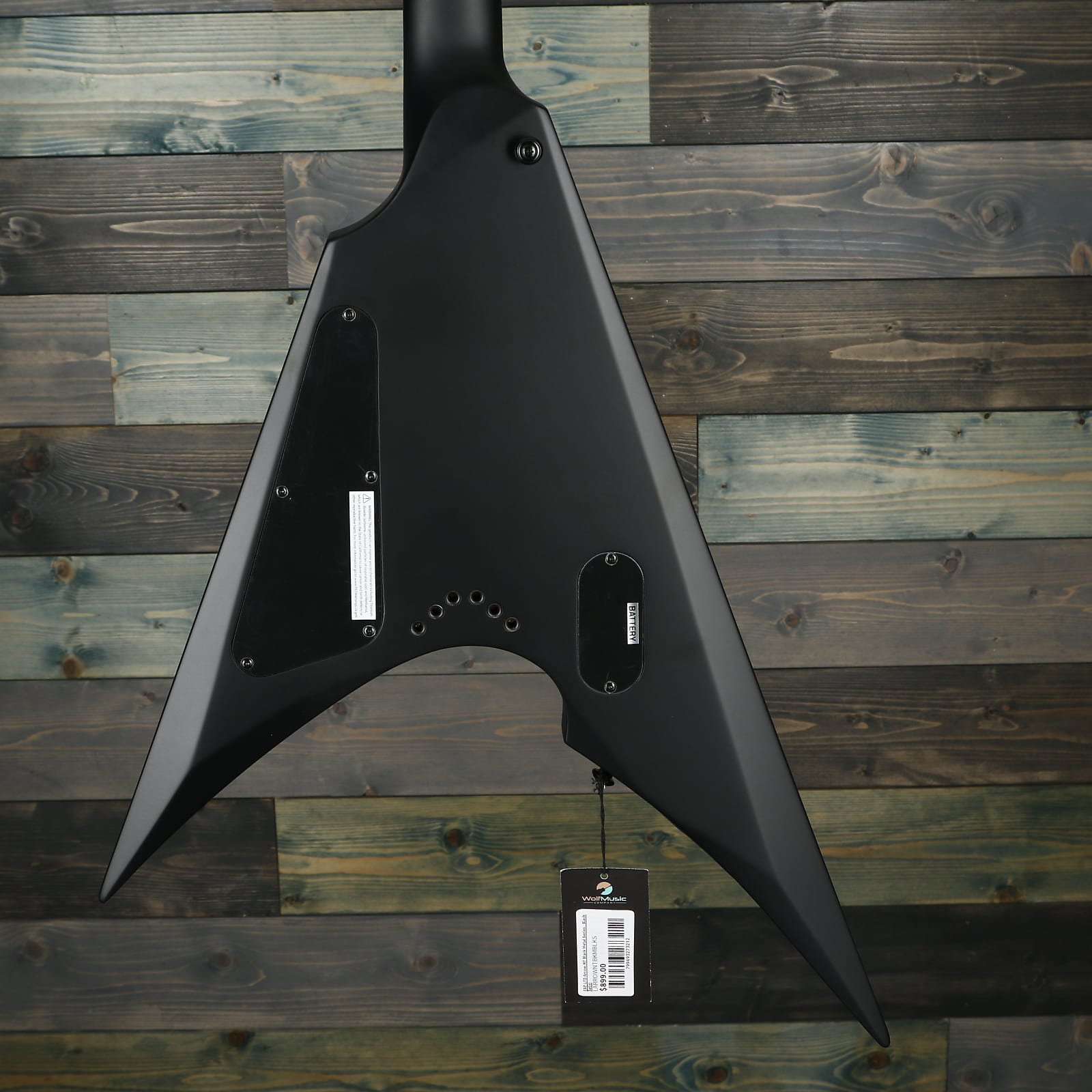 ESP LTD Arrow-NT Black Metal Series - Black Satin