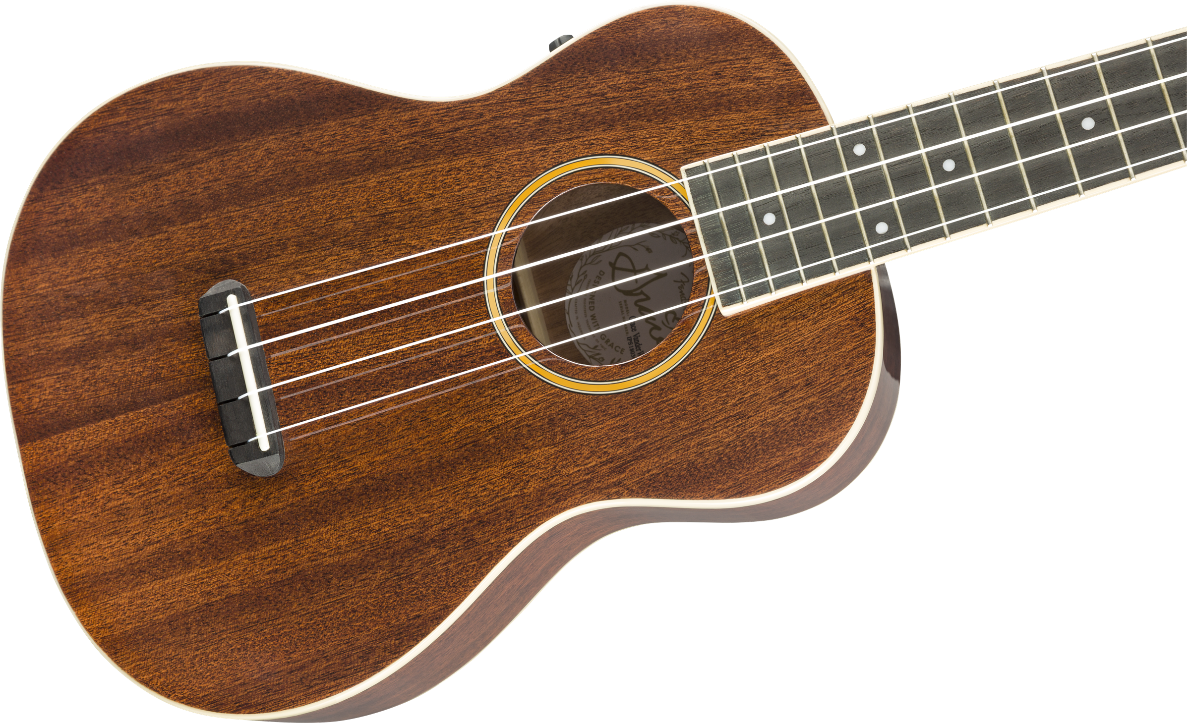 Fender Grace Vanderwaal Signature Uke W/Gigbag, Walnut Fingerboard, Natural