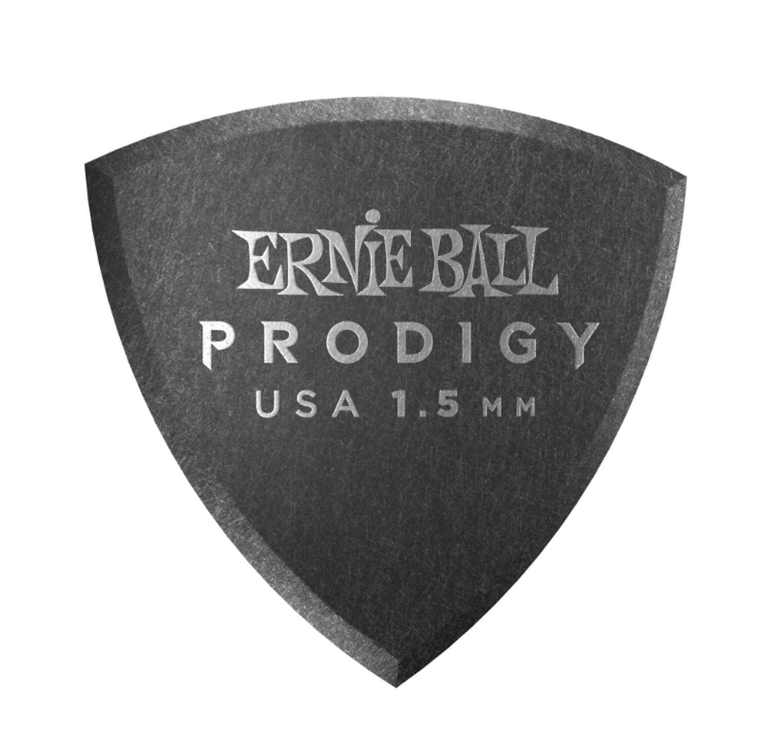 Ernie Ball 9331 1.5mm Black Shield Prodigy Picks 6-pack