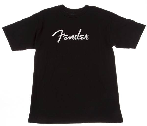 Fender Spaghetti Logo T-Shirt, Black, XXL