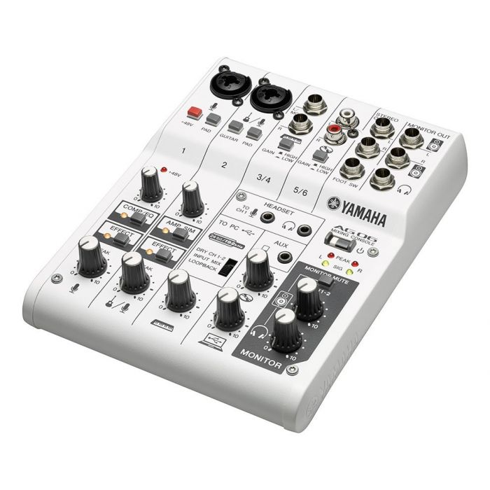 Yamaha AG06 6-Channel Mixer/USB Interface for IOS/Mac/PC