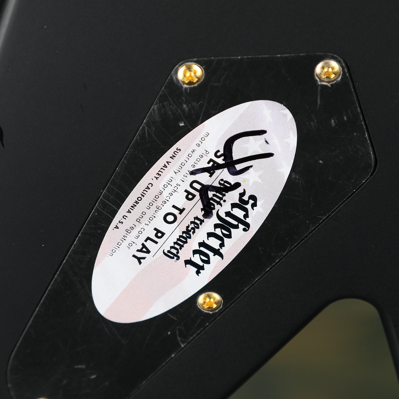 Schecter Al Jourgensen Signature Triton Satin Black