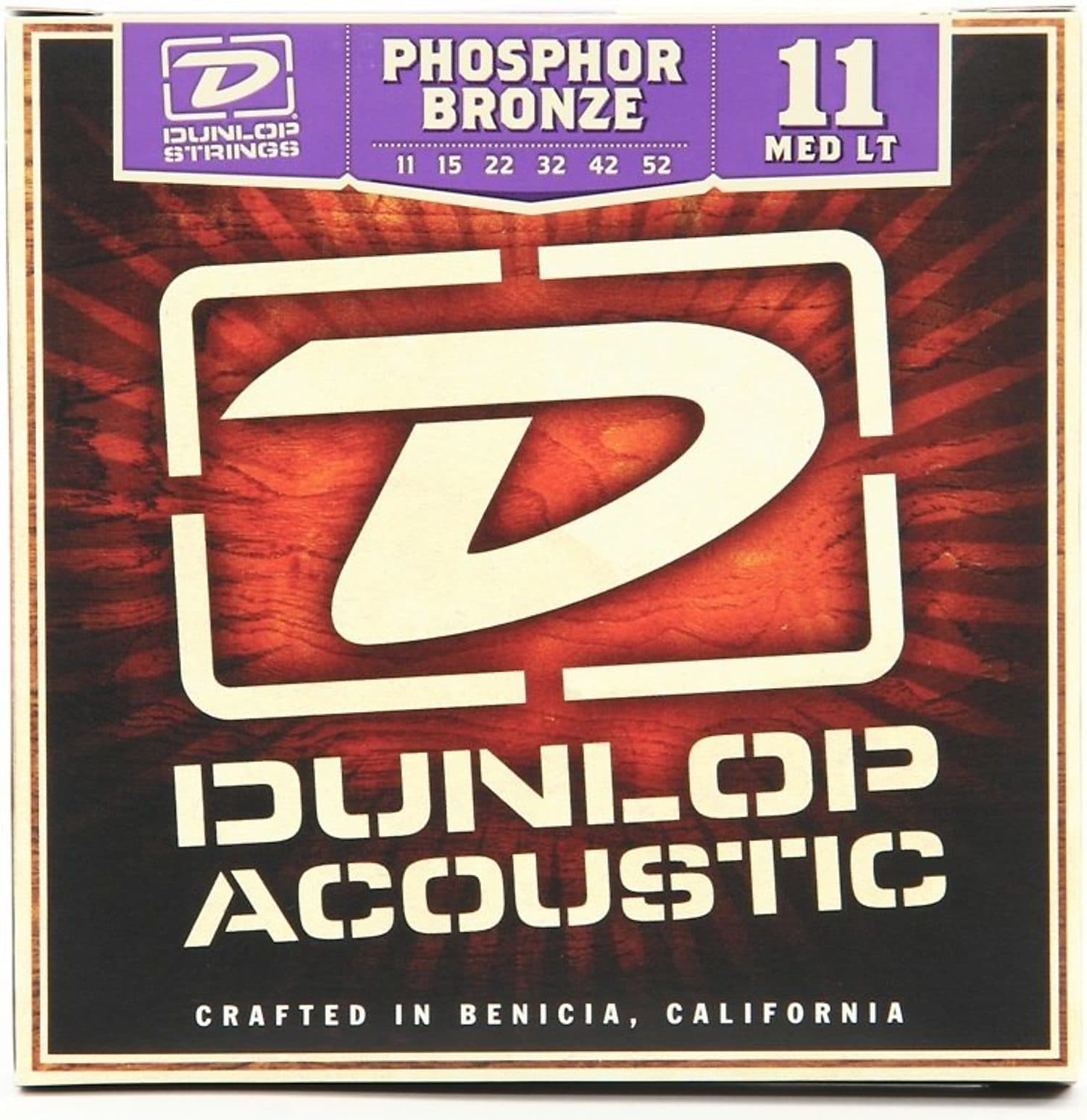 Dunlop DAP1152 Phosphor Bronze Acoustic Strings Medium Light