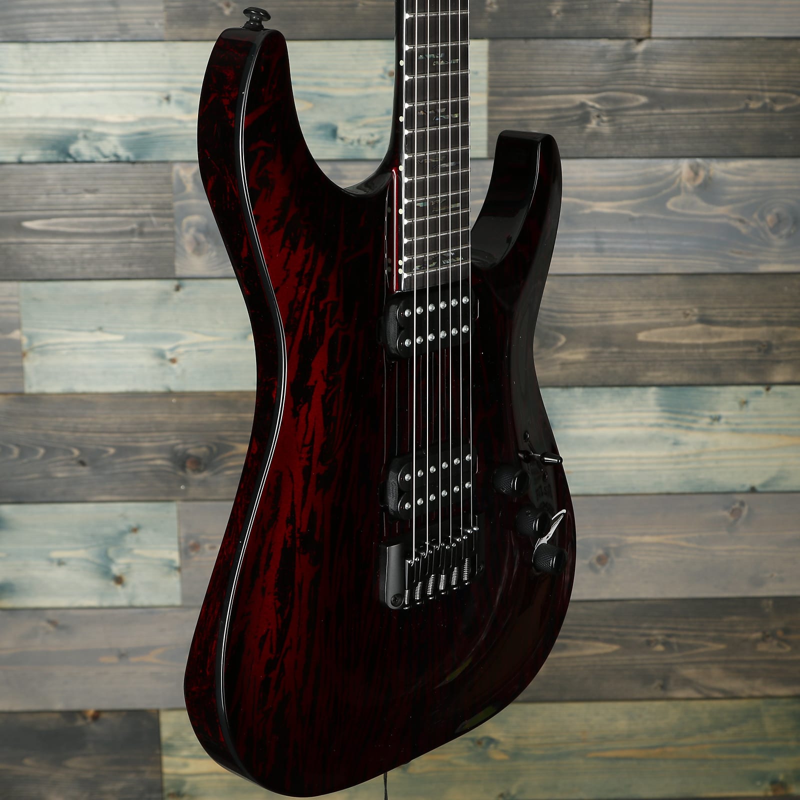 Schecter 1475 C-1 Silver Mountain - Blood Moon