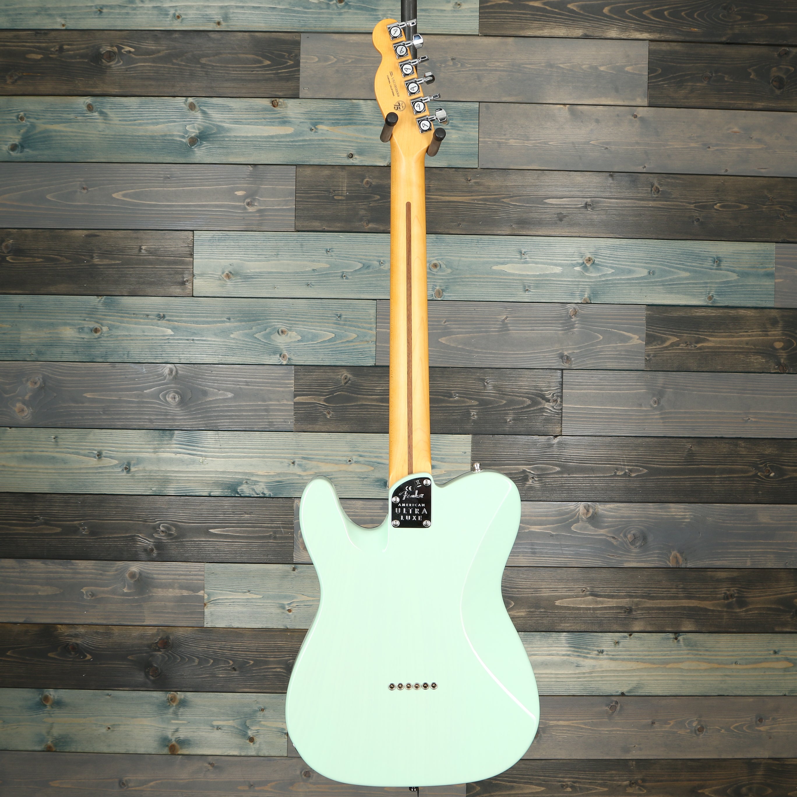 Fender Ultra Luxe Telecaster, Rosewood Fingerboard, Transparent Surf Green