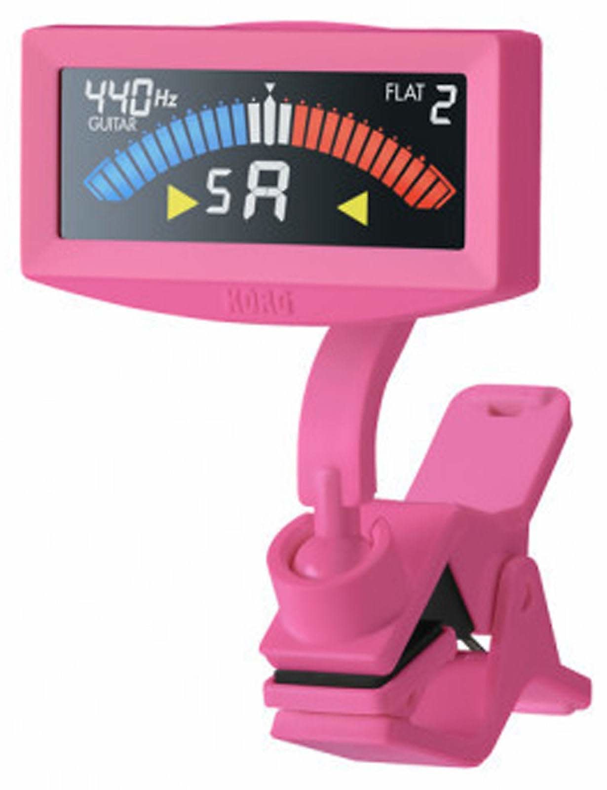 Korg PitchCrow-G Clip-On Chromatic Guitar/Bass Tuner - Pink
