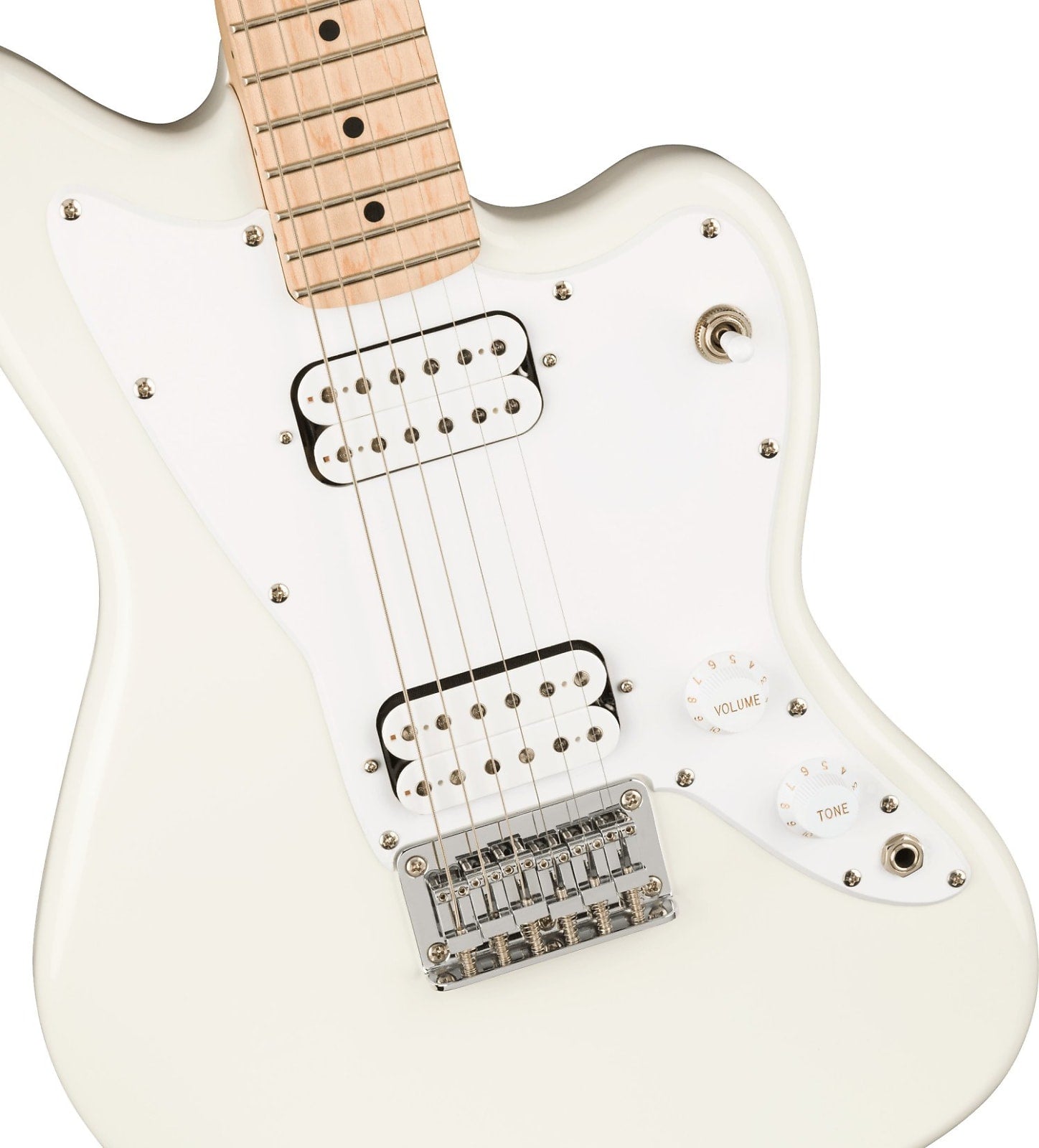 Fender Squier Mini Jazzmaster HH, Maple Fingerboard, Olympic White