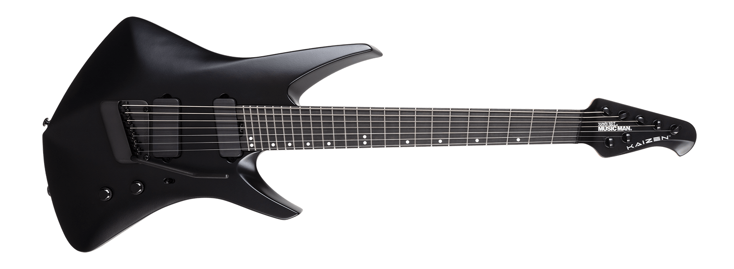Ernie Ball Music Man Kaizen 7 String Electric Guitar - Apollo Black